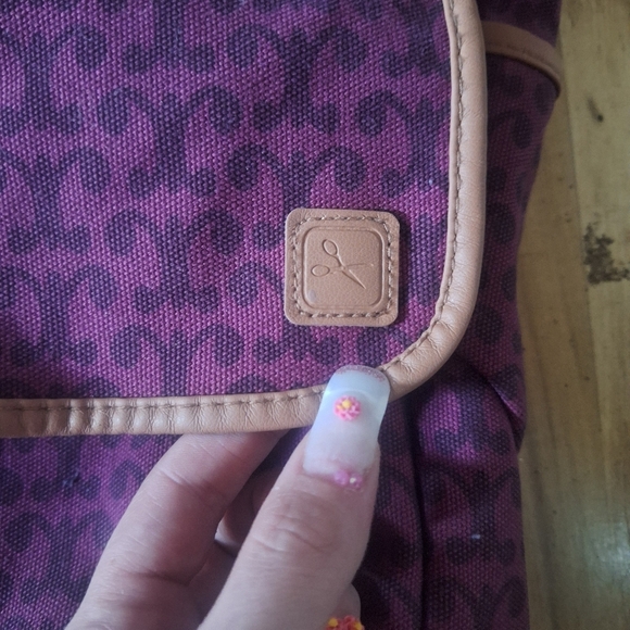 COPY - Purple Patterned Tote Bag - Picture 2 of 3